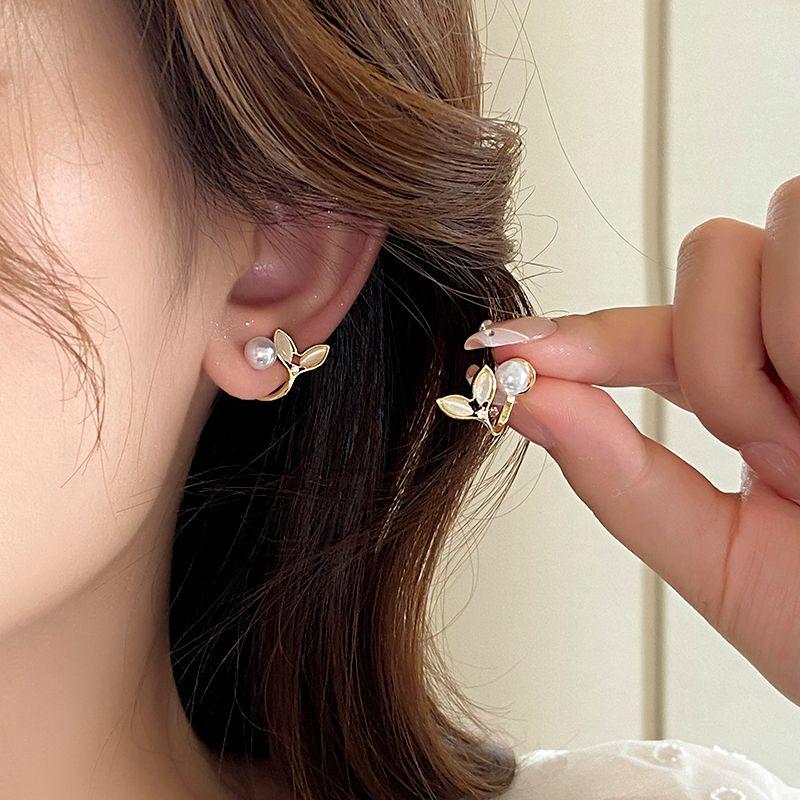 

Golicc Fishtail Women s Best Selling Fancy Earrings Pearl Golden Fishtail Pearl