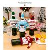 Knitted Bottle Cover Christmas Snowman Designs Champagne Decoration Practical Protective Sleeve For Wine And Gifts