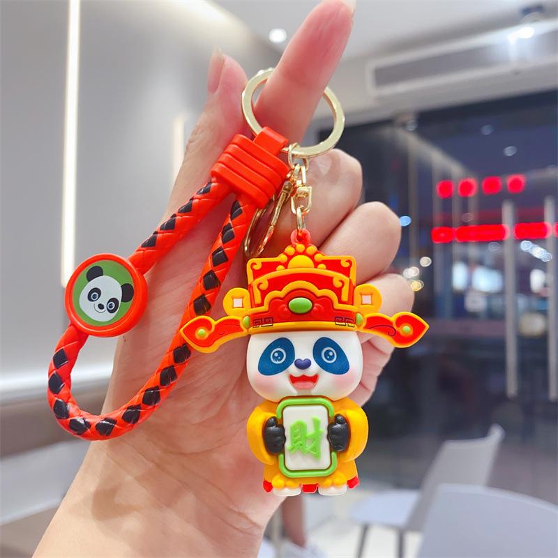 

Cute Cartoon Panda Keychain Chain Creative Car Doll Student Schoolbag Hanging Wind Couple Gifts Children s Toys