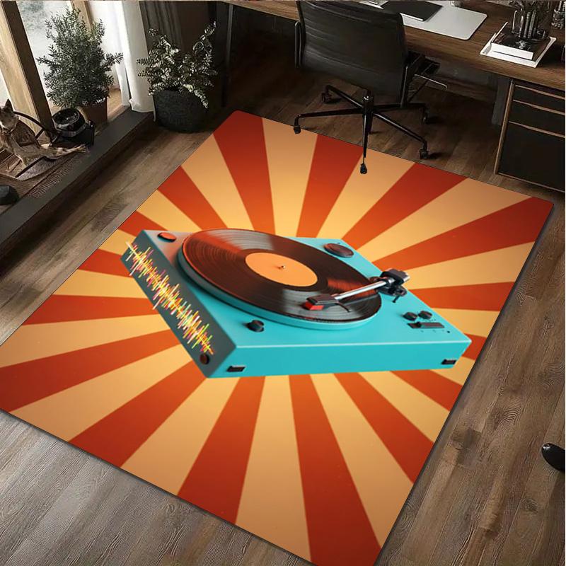 

DJ turntable Rug - Home carpet Office Decorative Carpet For Living Room Bedroom Door Mat Floor Rug Computer Chair Area Rug 40x60cm( 15x23in )