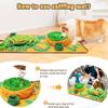 Large Snuffle Mat, 34'' x 19'' Snuffle Mat for Dogs, Dog Puzzle Mat with Sounds for Interaction Dog Foraging and Sniffing Feeding, Encourage Natural