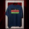 Kenya Flag Vintage Look Shirt Women Unisex Casual Cotton Printed T Shirts Adult Fashion Ropa Hombre Breathable Shortsleev