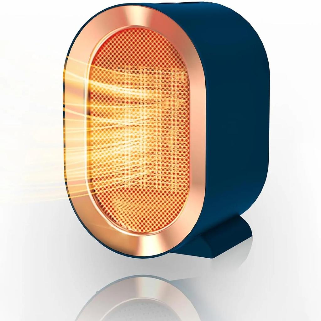 Chauffage en céramique PTC 1200W avec 2 Modes, chauffage d'espace Portable, Protection contre le basculement et la surchauffe, chauffage de sécurité rapide et silencieux