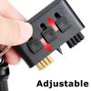 3 in 1 Golfs Club Brush Golfs Clean Tool Flexible Portable with Key Chain Golfs Club Cleaner