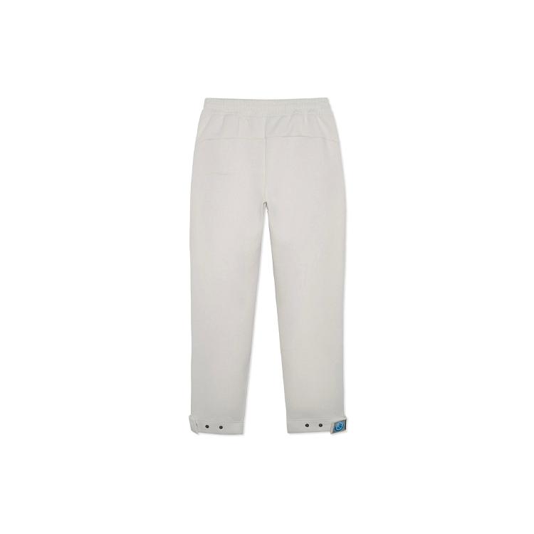 Li Ning Knitted Sweatpants Men's White AKLQ789-2(CBALogo)