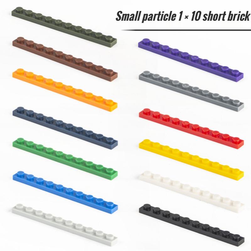 20 Pieces of Bulk Small Particle 1x10 Plate 4477 MOC Building Block Low Board Accessories Building Block Castle Toys
