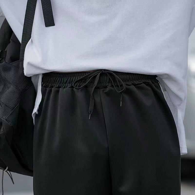 Herre Basketball Dobbelkneppet Knapp Sportsbukser, Vår/Sommer High Street Treningsbukser