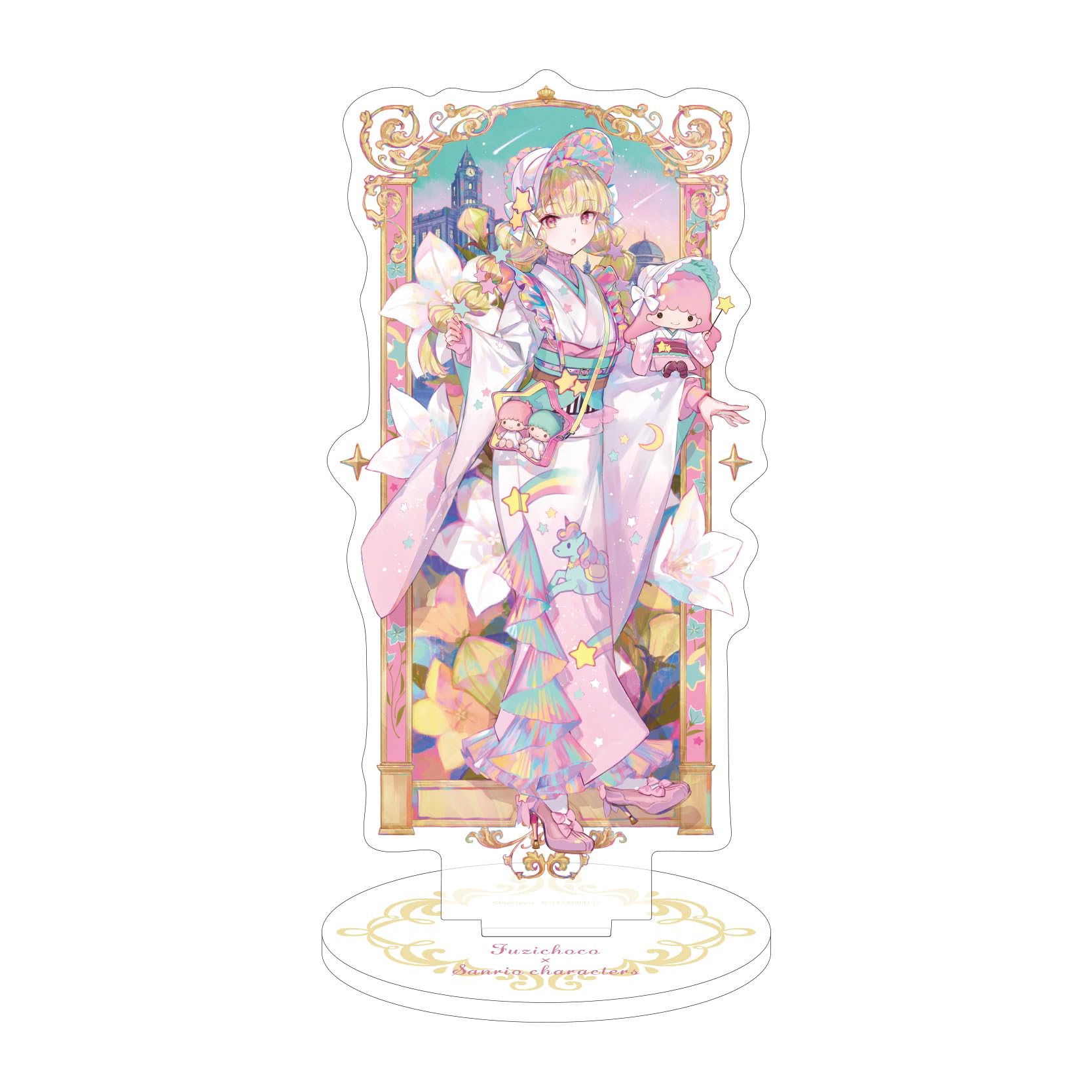 

Fujichoco x Sanrio Characters 03 Little Twin Stars Lala ver. [Collaboration Illustration] Acrylic Stand