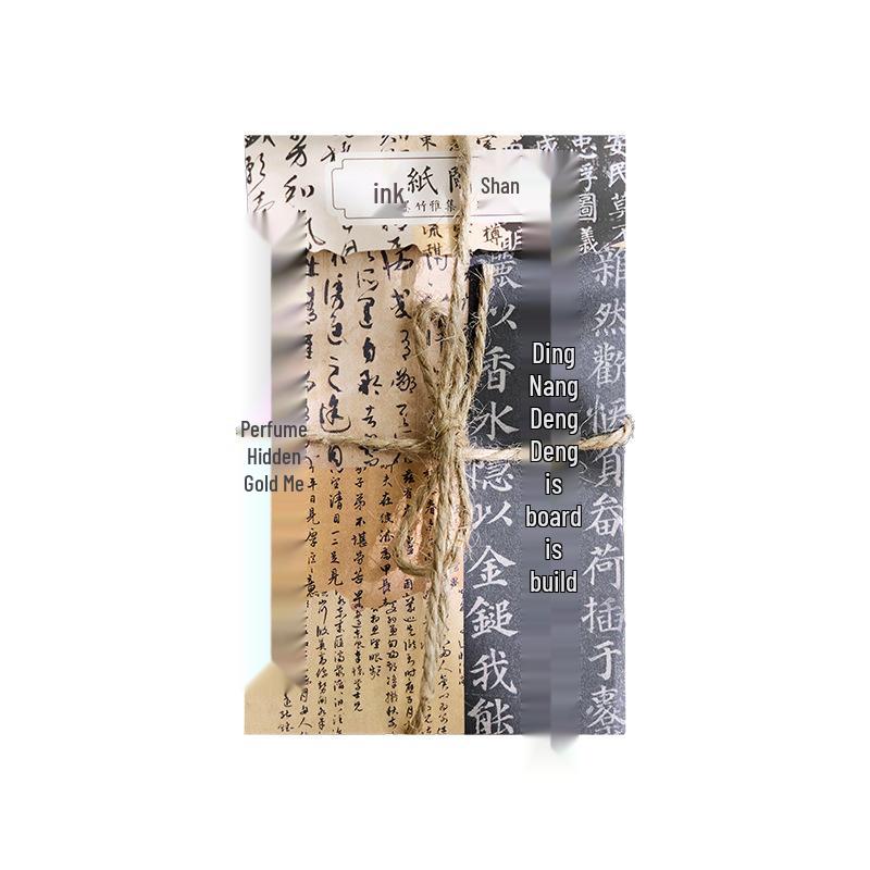 Ancient Style Retro Bamboo Foam Paper: Elegant DIY Diary Decorative Base Material Series