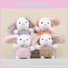 Grey Rabbit Plush Toy With Pp Cotton Filling For Keychain Or Bag Decoration