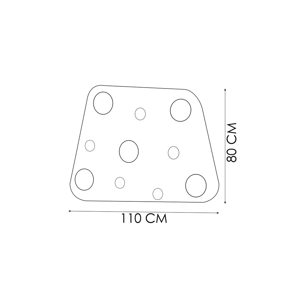 Climbing Wall Cheesy 3 White - Coloured Grips