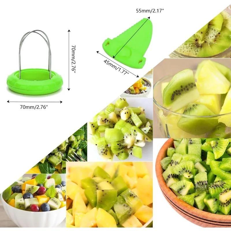 Kiwi Peel Splitting Tool Kiwi Peeling Machine Detachable Creative Gadgets Fruit Slicer Fruit Knife Kitchen Gadgets