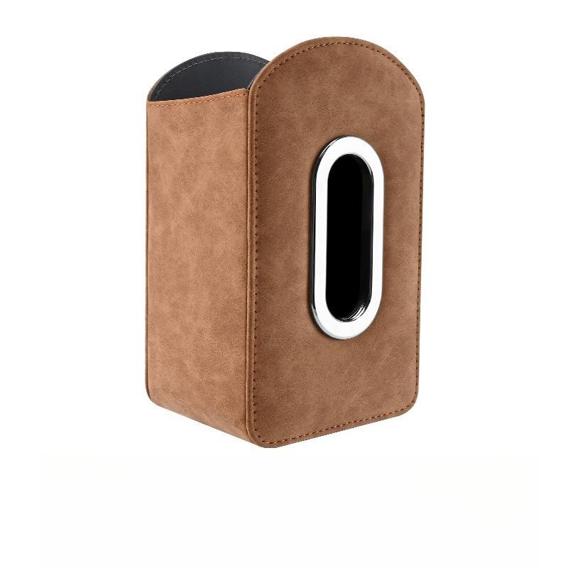 

N0HF Tissue Holder with Side Storage Pouches, Easy Access Hanging for Vehicle Seating