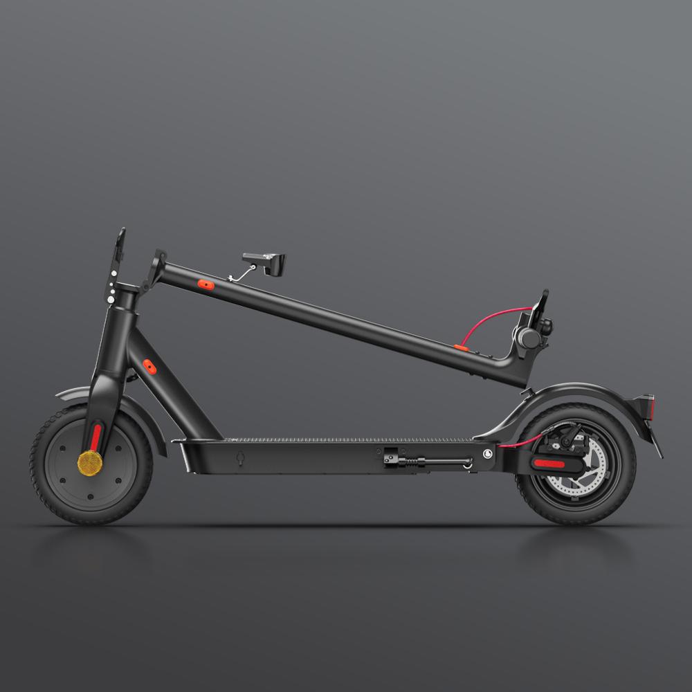 ABE-E9 8,5'' Elscooter 20km/h Maxhastighet 350W Motor 36V7.5Ah Batteri 30km Max Räckvidd med APP-kontroll