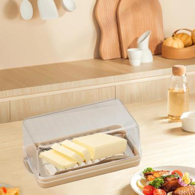 , Cheese Slicer, Transparent Cover, Multifunction Storage Box, with Lid for