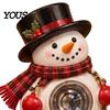 Christmas Projector Lights Light, USB Powered Snowman Ceiling with 6 Patterns, Tree Tabletop Decorations Flexible Holiday Night Light for Bedroom,