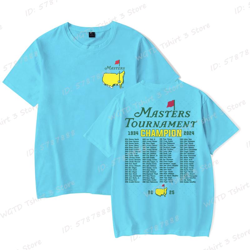 The Masters Golf Tournament Augusta National Champions of Golf TShirt for Men Women Graphic T Shirts Fashion Unisex Tees Tops
