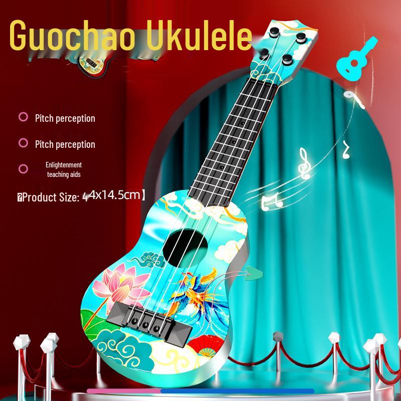 Realistic Guitar Playable Ukulele Toy for Children's Musical Education