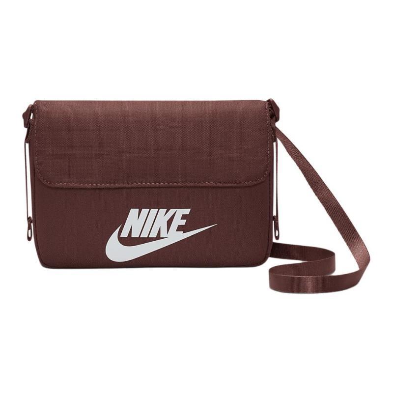 Nike Fabric Shoulder Bag Crossbody Bag Regular Unisex Red Brown Casual CW9300-218