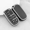TPU Premium Soft Car Key Case Cover Shell for Jeep Dodge Cherokee Renegade Compass Commander Ring Keychain Bag Accessory Factory