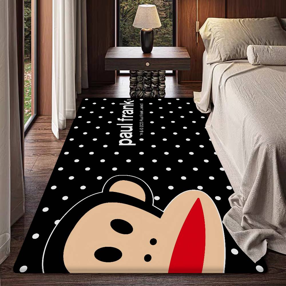 

Fashion P-Paul Frank Door Mat Nordic Style Bedroom Living Room Doormat Home Balcony Anti-Slip Alfombra 40cm x 60cm