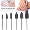 6pcs Nail Drill Bit Nail Art Drill Manicure Grinding Head Nail Polishing Bits Accessory03