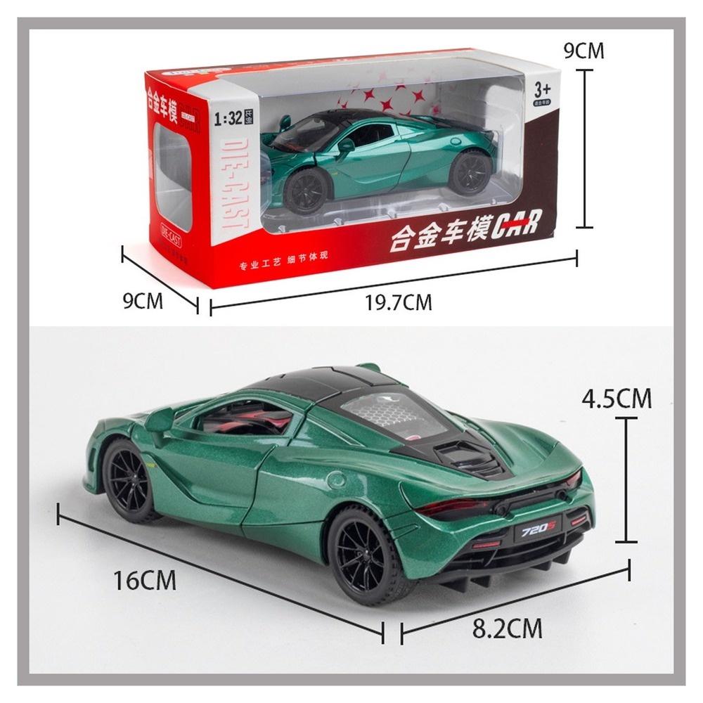 KLT 1:32 McLaren 720S alloy model car for kids toys for boys toys for kids cars toys