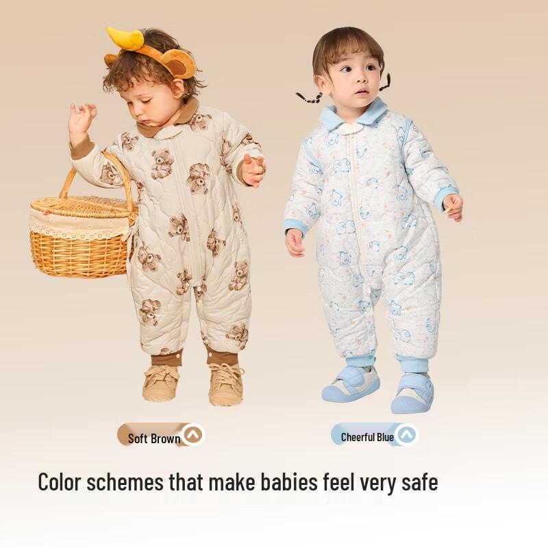 

Balabala Baby Winter Plush Jumpsuit Romper