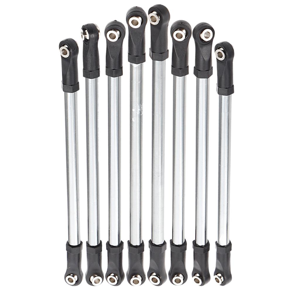 

8pcs Metal Ball Joint Link Rod RC Accessory Fit for TRX4 SCX10II 90046 d90 1 10 RC CarTitanium Color сірий колір