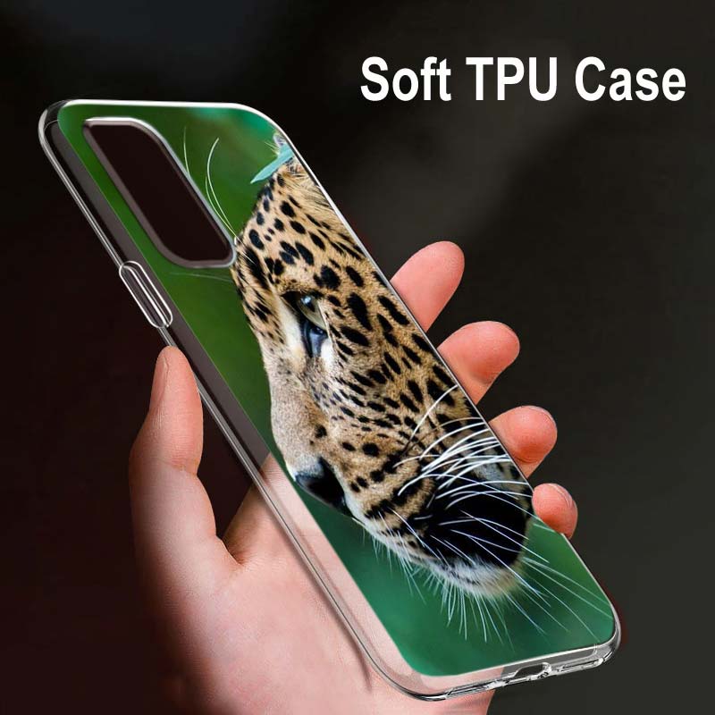 

Снежный леопард для OPPO Reno7 SE 6 5 ZF 4G 5G Find X2 X3 Neo Lite Pro Plus прозрачный мягкий чехол для телефона OPPO Reno5 F 4G