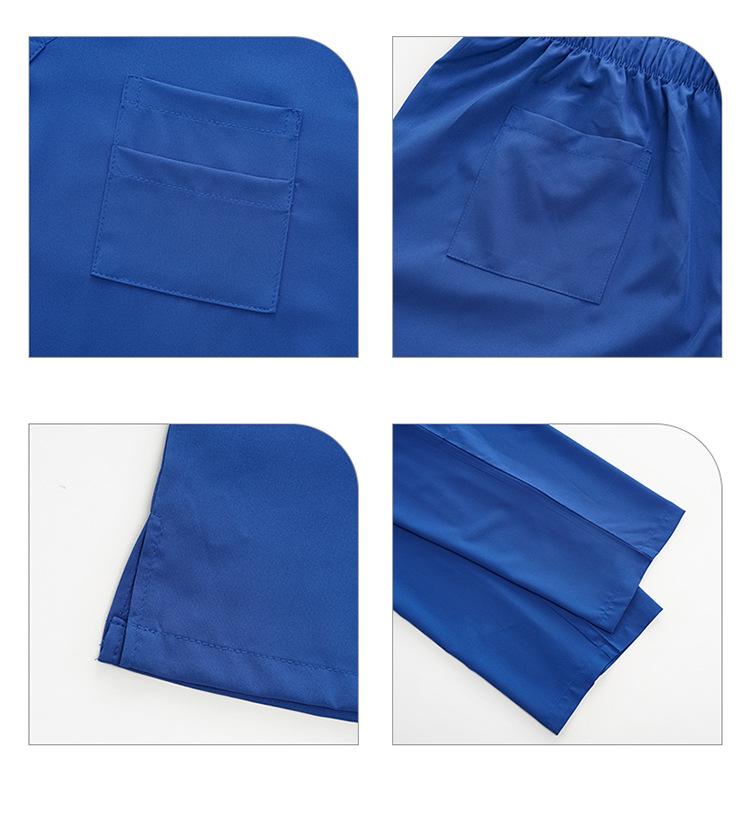 Gerades Bein Peeling-Set für Schönheitssalon, Intensivstation, Klinik, Arzt und Krankenpflege-Berufskleidung