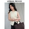 UR Women's Urban Series Single-Breasted Linen-Blend Vest