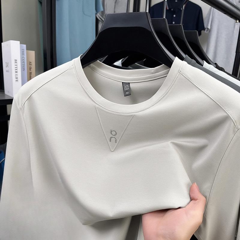 Sommer Herren Kurzarm T-Shirt Locker Lässig Vielseitiges Unterhemd Herrenbekleidung