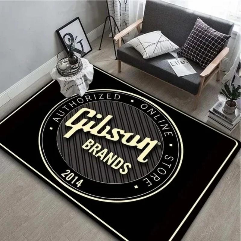Fender Guitar Carpet for Living Room Decoration Large Area Comfortable Resistant To Dirt Non-slip Rug Flannel Bedroom Floor Mat