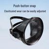 Unisex Waterproof PVC Snorkeling Mask with HD Tempered Glass & Wide Field of View