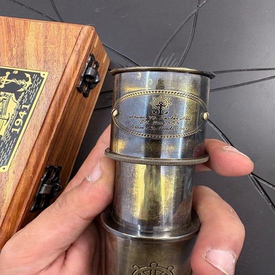 Brass   Nautical Telescope  Maritime  Handmade Collectible Gift for Sailors, Historians And Adventure Lovers