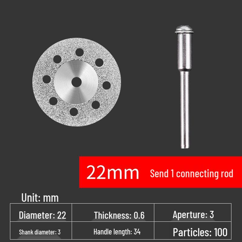 Diamond Blade for Jade, Ceramic, and Glass Cutting - Toothless Saw for Grout Cleaning and Gap Filling with Electric Grinder