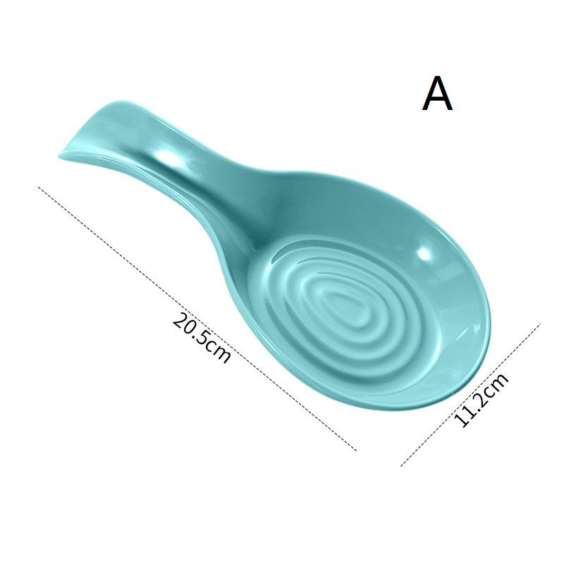 Spoon Rest Large Plastic Spoon Holder Heat-Resistant Cooking Spoon Rest Coffee Spoon Holder Dishwasher Safe Spoon Rest