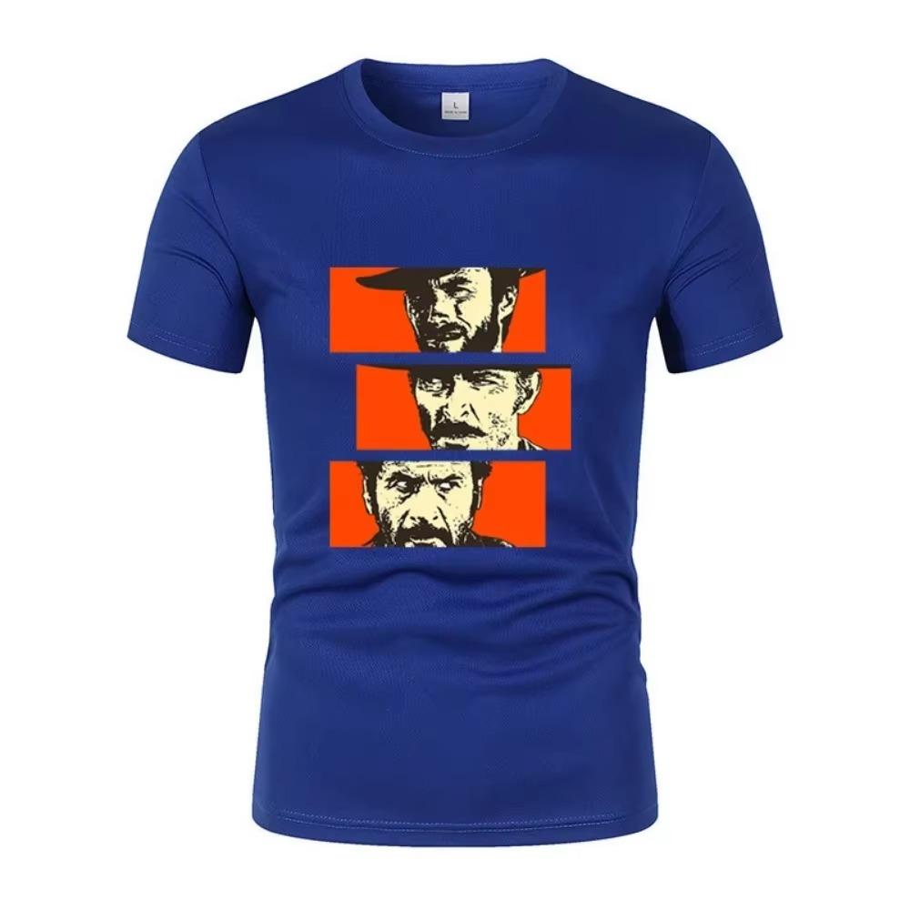 Summer Retro The Good The Bad And Ugly Blondie Angel Eyes Tuc T-Shirt Fashion Casual Quick-Drying Breathable Sports Short Sleeve