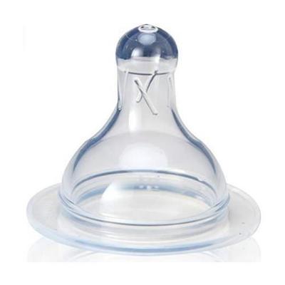 Lotto di 2 tettarelle mebby da 0 a 3 mesi in silicone
