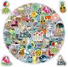 100Pcs Aesthetic Stickers 100 Pvc Waterproof Cute Cartoon Guitar Luggage Outdoor Fresh Stickers