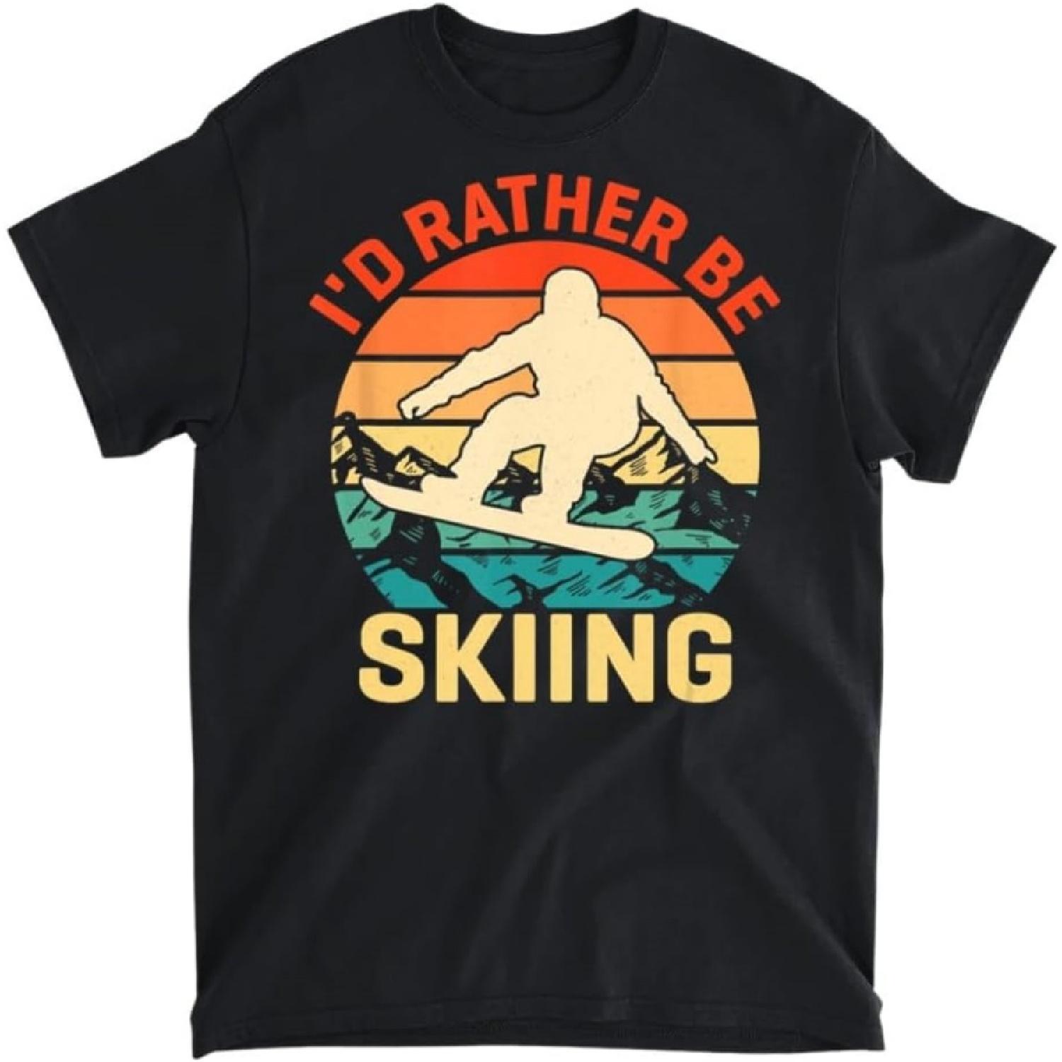 

I d Rather Be Skiing T-Shirt, Tank Top, Long Sleeve, Sweatshirt, Hoodie Men Women Kids Made in Canada Black XXXXXL різнокольоровий