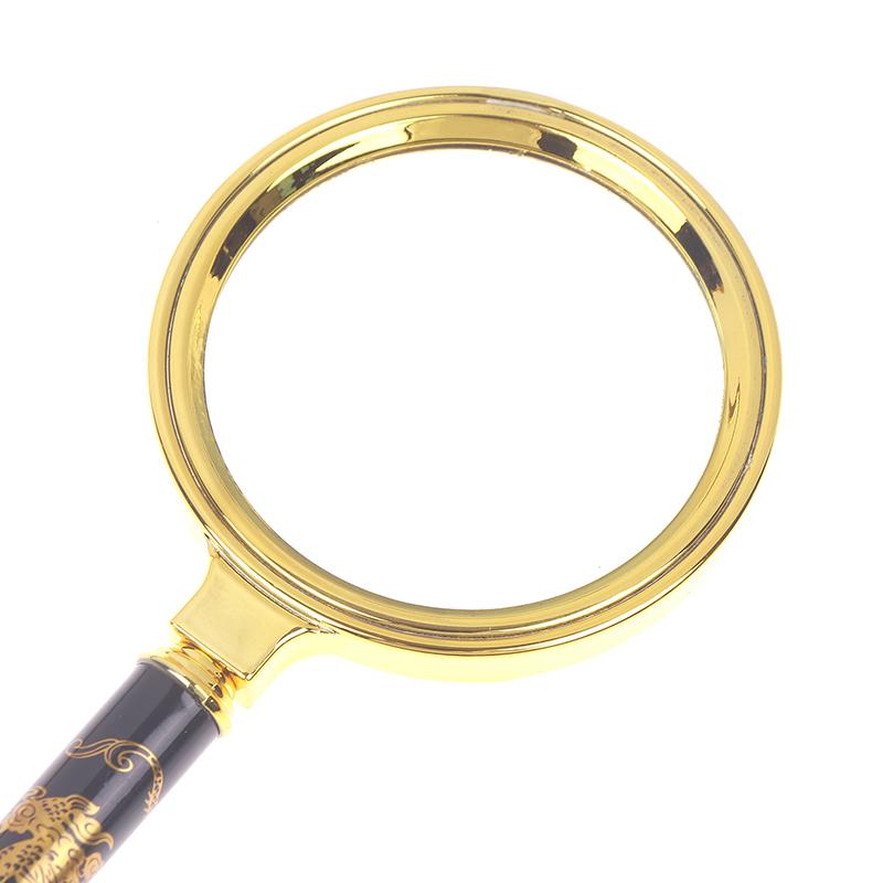 1 Piece 60/70/80Mm Magnifying Glass 6X 7X 8X Handheld Magnifier With Handle For Home Learning Reading And Fault Finding