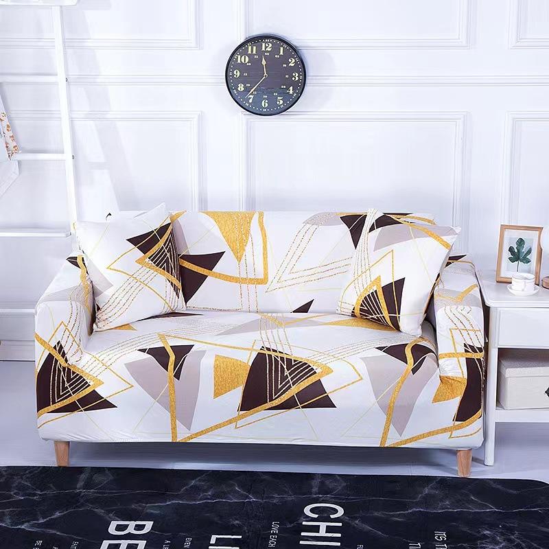 1pc Bohemian Sofa Slipcover, Non-slip Sofa Cover, Elastic Couch Cover Furniture Protector for Bedroom Office Living Room Home Decor