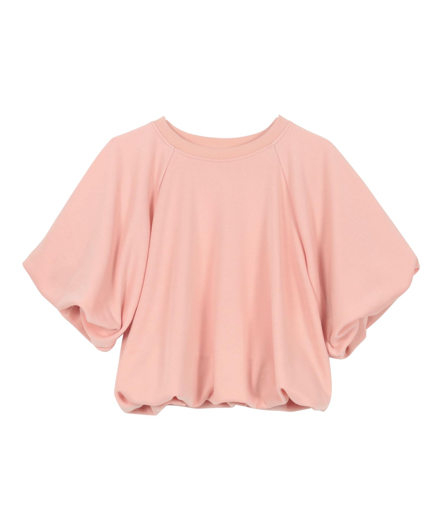 

Kobe Lettuce Women s Short Sleeve Sweatshirt with Balloon Dolman Sleeves, Perfect for Spring and Summer, Pink [C7502], Size M