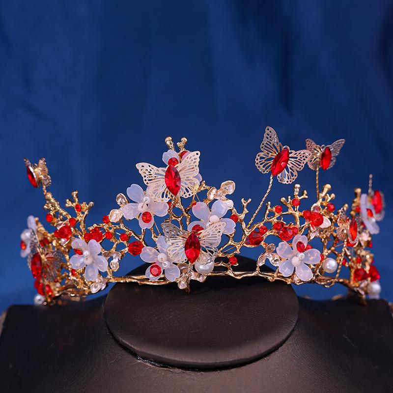 

Винтажная свадебная корона принцессы в стиле барокко, головной убор с кристаллами, тиара для женщин, свадебное платье с короной, аксессуары, ювелирные изделия