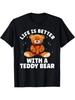 Cute Teddy Bear Design For Men Unisex Kids Teddy Bear Lover T-Shirt