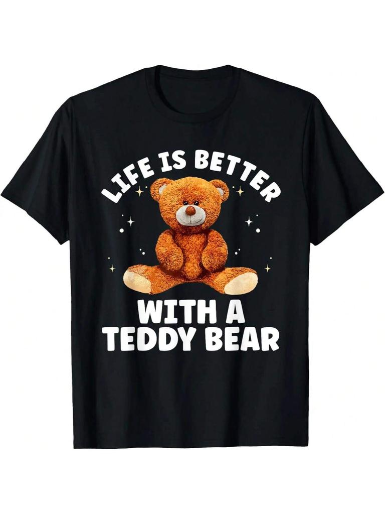 Cute Teddy Bear Design For Men Unisex Kids Teddy Bear Lover T-Shirt