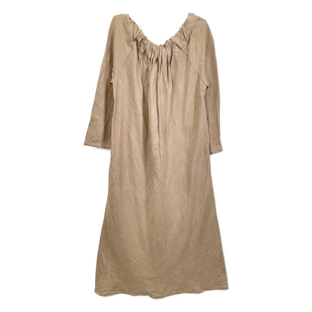 Deuxieme Classe Beige Linen Long Sleeve Dress Dress Not Written beigeUsed