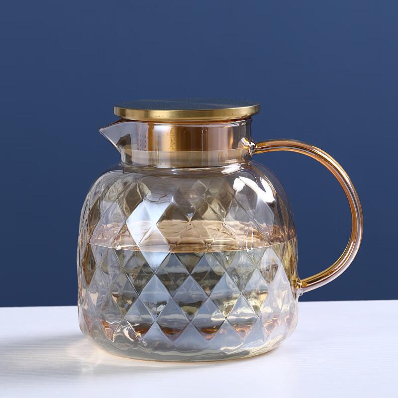 Diller Pineapple Nordic Style Glass Water Pitcher